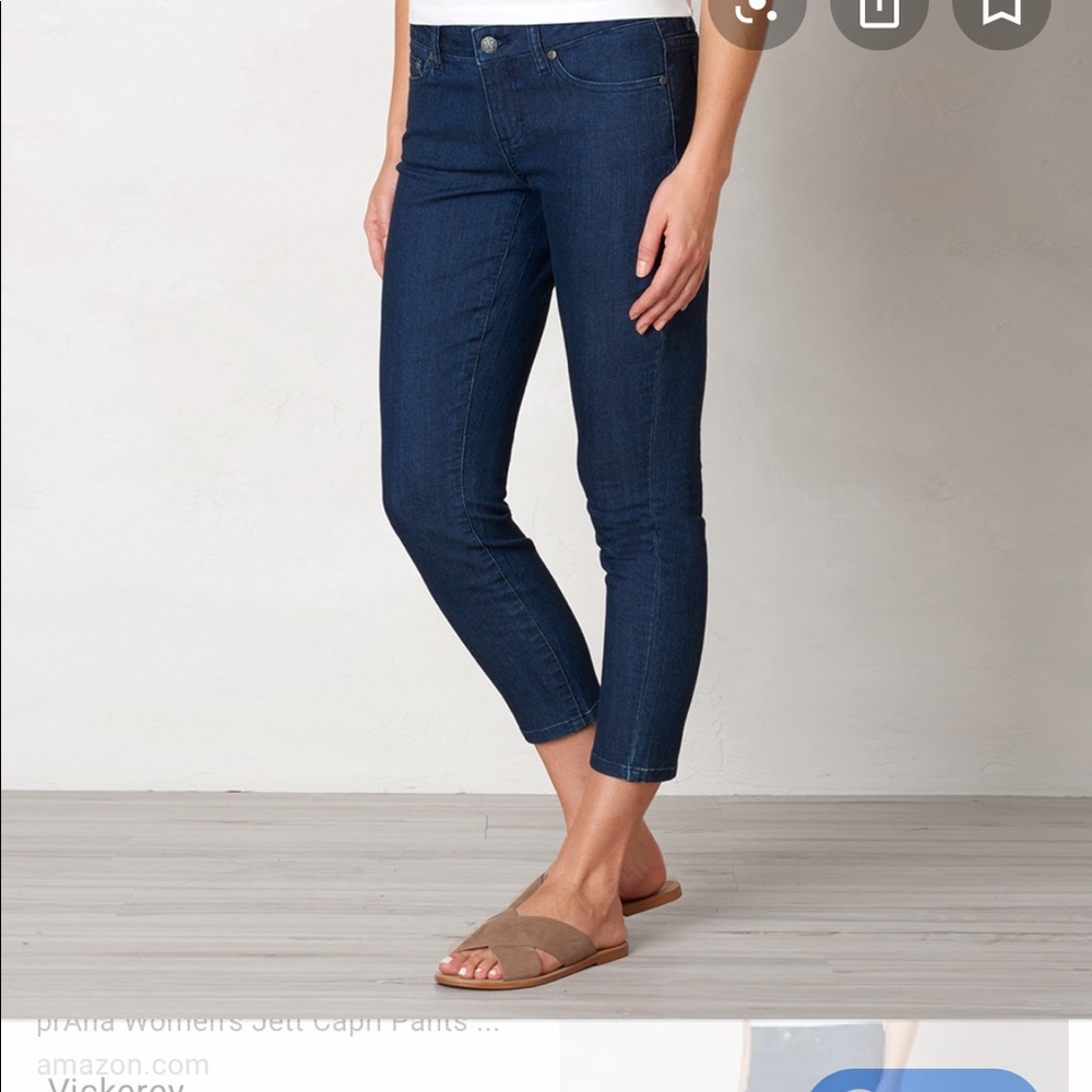 Prana Jett Denim Cropped Pants